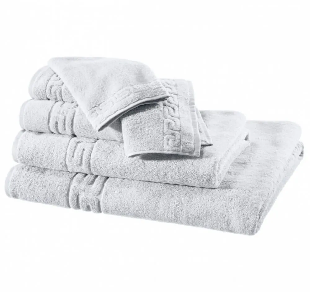 Махровое полотенце Dreamflor серебристо-серого цвета от магазина Beddington.ru