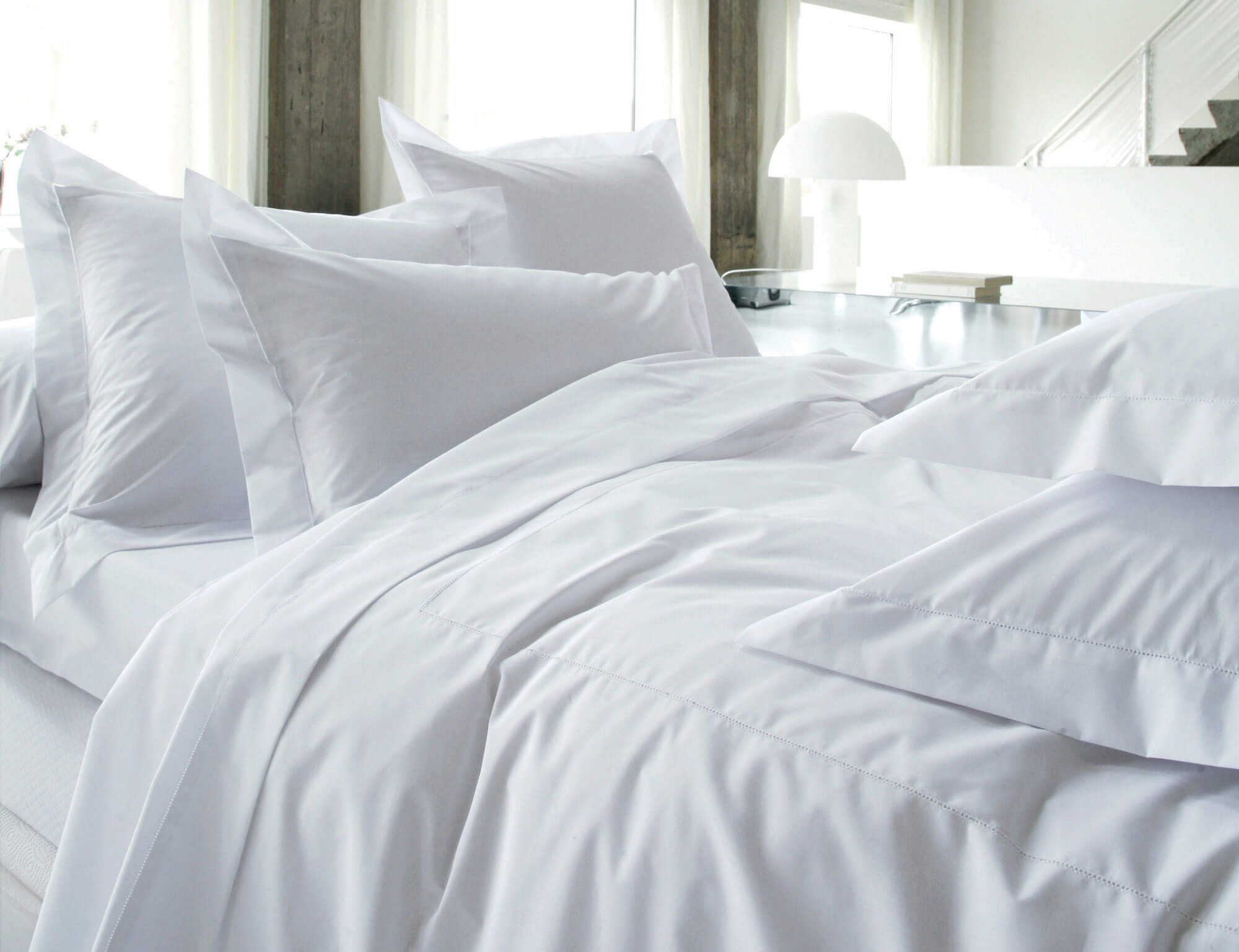 Белое постельное белье как в отелях