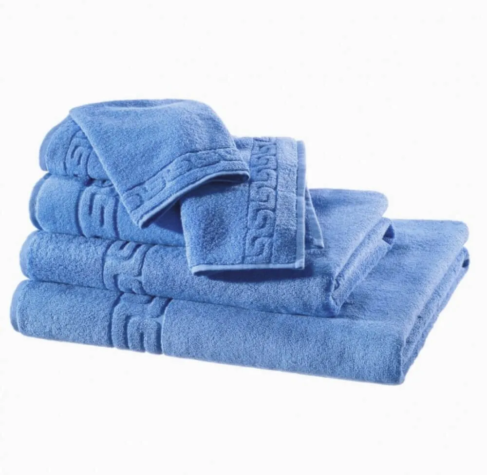 Махровое полотенце Dreamflor синего цвета от магазина Beddington.ru