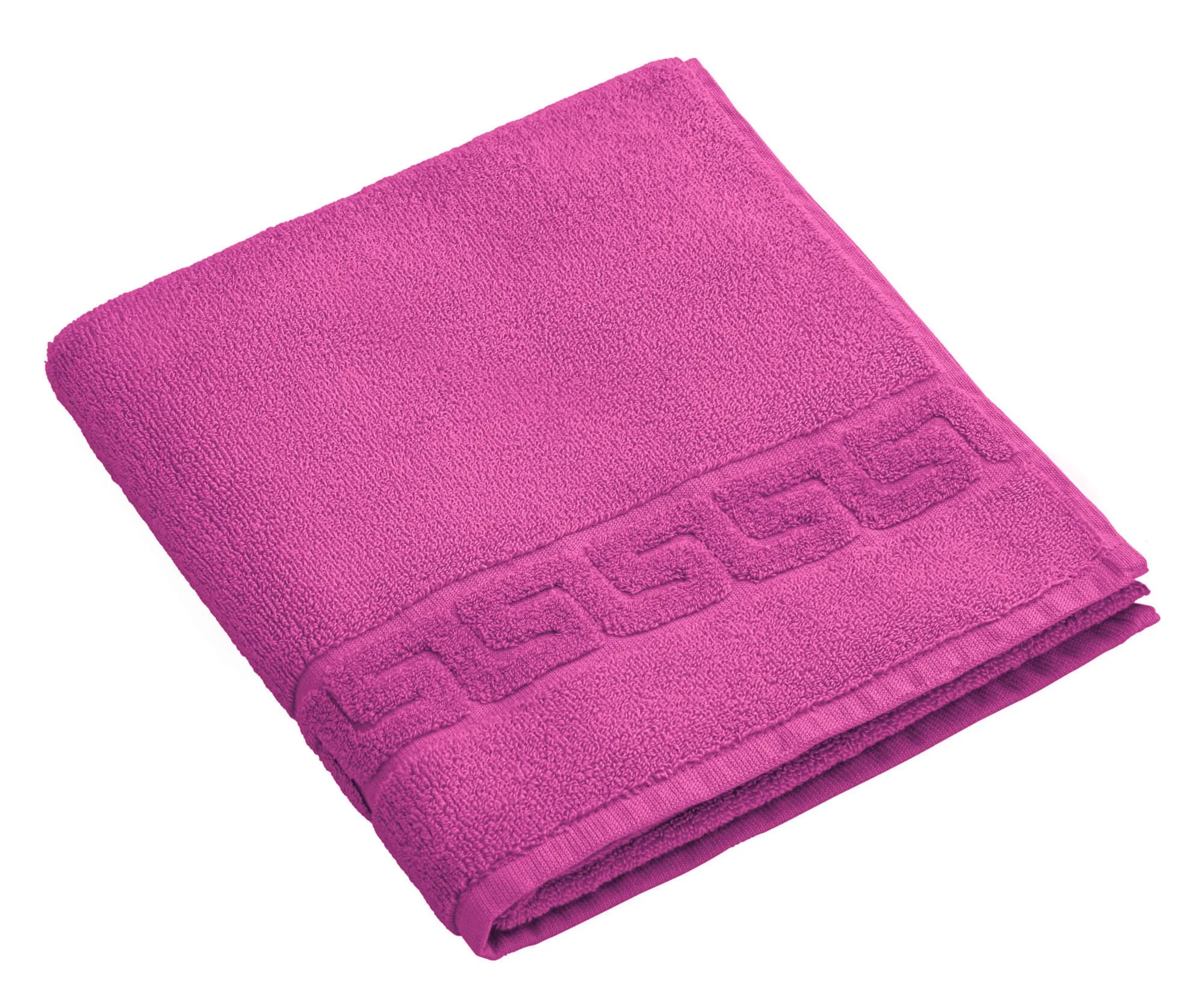 Махровое полотенце Dreamflor пурпурного цвета от магазина Beddington.ru