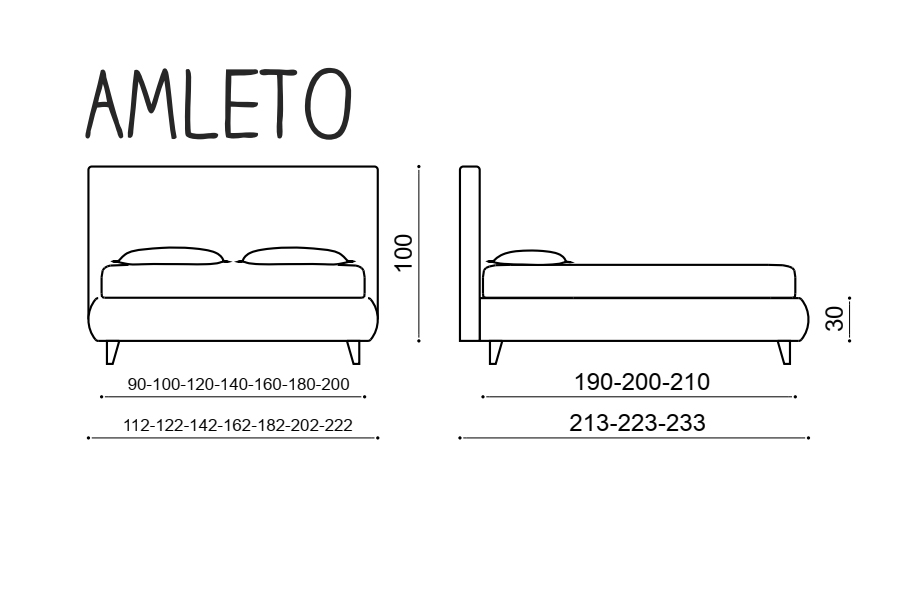 Кровать Amleto