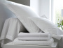 Простыня на резинке COTTON UNI Blanc