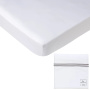 Простыня на резинке PURE WHITE Percale Blanc – Finition Noire
