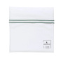 Простыня на резинке PURE WHITE Percale Blanc – Finition Menthe