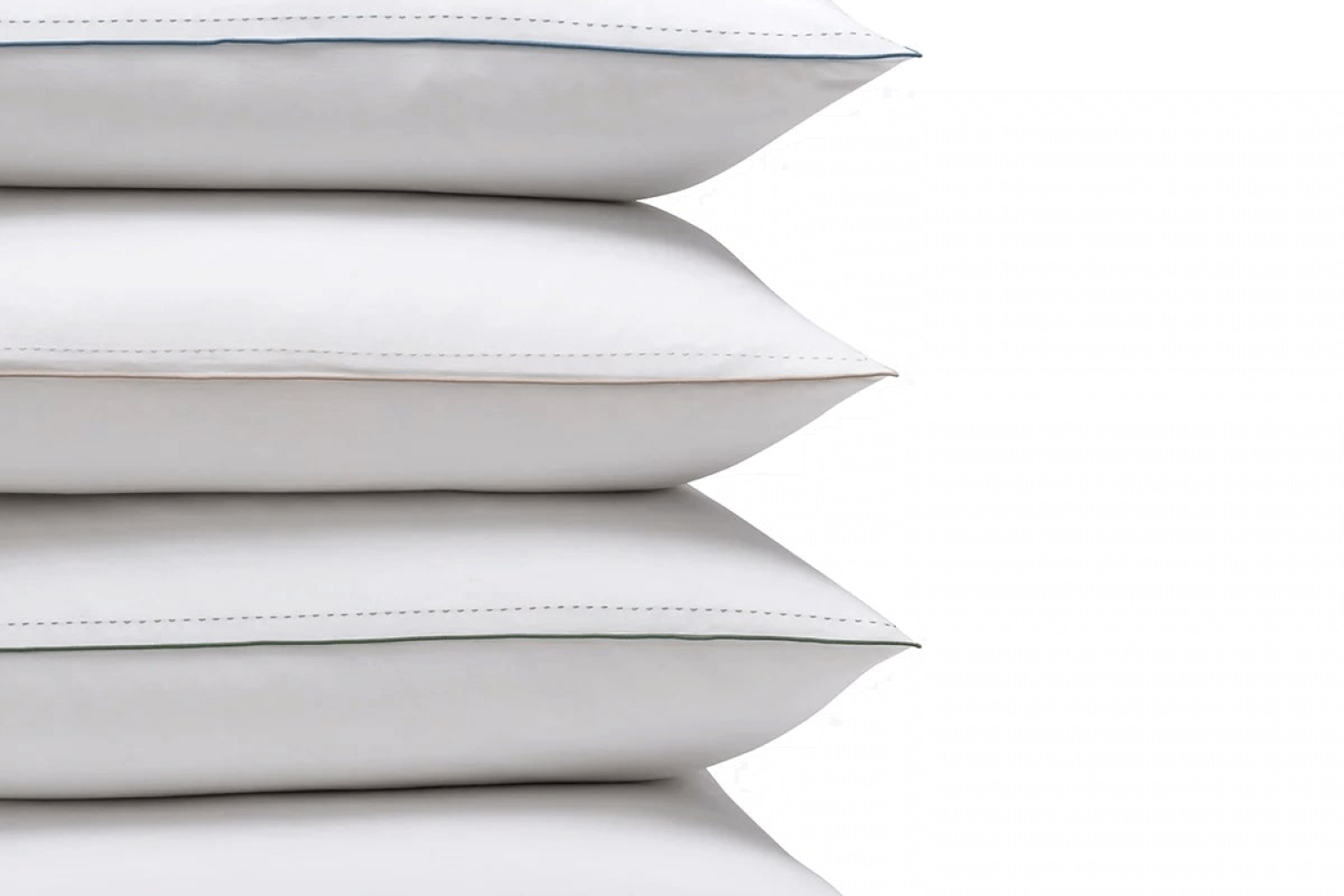 Наволочка PURE WHITE Satin Blanc – Finition Sable 65x65 см