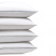 Наволочка PURE WHITE Satin Blanc – Finition Sable