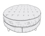 Круглый матрас IMPERIAL AIR SPRING Elysee