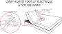 Простыня для кроватей с подъемом головы PERCALE UNI Cyclamen