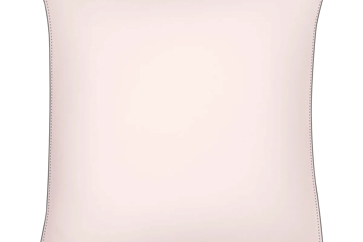 Наволочка PURE WHITE Satin Nude – Finition Black 65x65 см