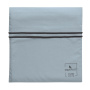 Пододеяльник PURE WHITE Percale Blue – Finition Black