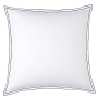 Наволочка PURE WHITE Percale Blanc – Finition Noire