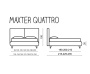 Кровать Maxter Quattro