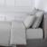 Наволочка PURE WHITE Percale Light Grey – Finition Black