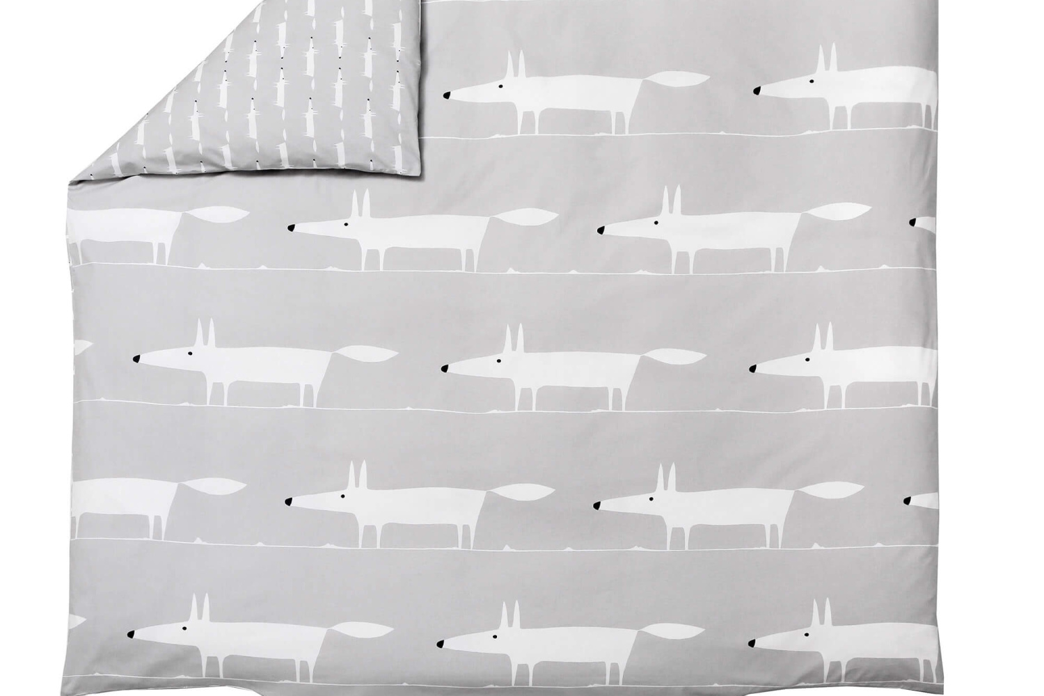 Пододеяльник MR FOX Gris с клапаном 260x240 см