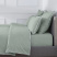 Наволочка PURE WHITE Percale Light Green – Finition White