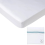 Простыня на резинке PURE WHITE Percale Blanc – Finition Paon