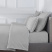 Наволочка PURE WHITE Percale Light Grey – Finition White