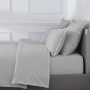 Пододеяльник PURE WHITE Percale Light Grey – Finition White