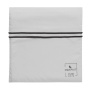 Пододеяльник PURE WHITE Percale Light Grey – Finition Black