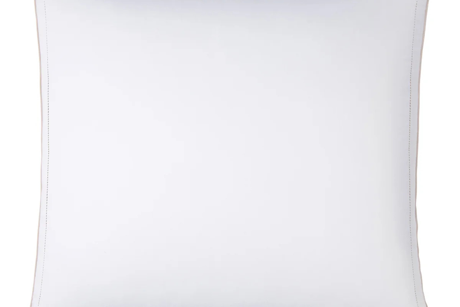 Наволочка PURE WHITE Satin Blanc – Finition Sable 65x65 см
