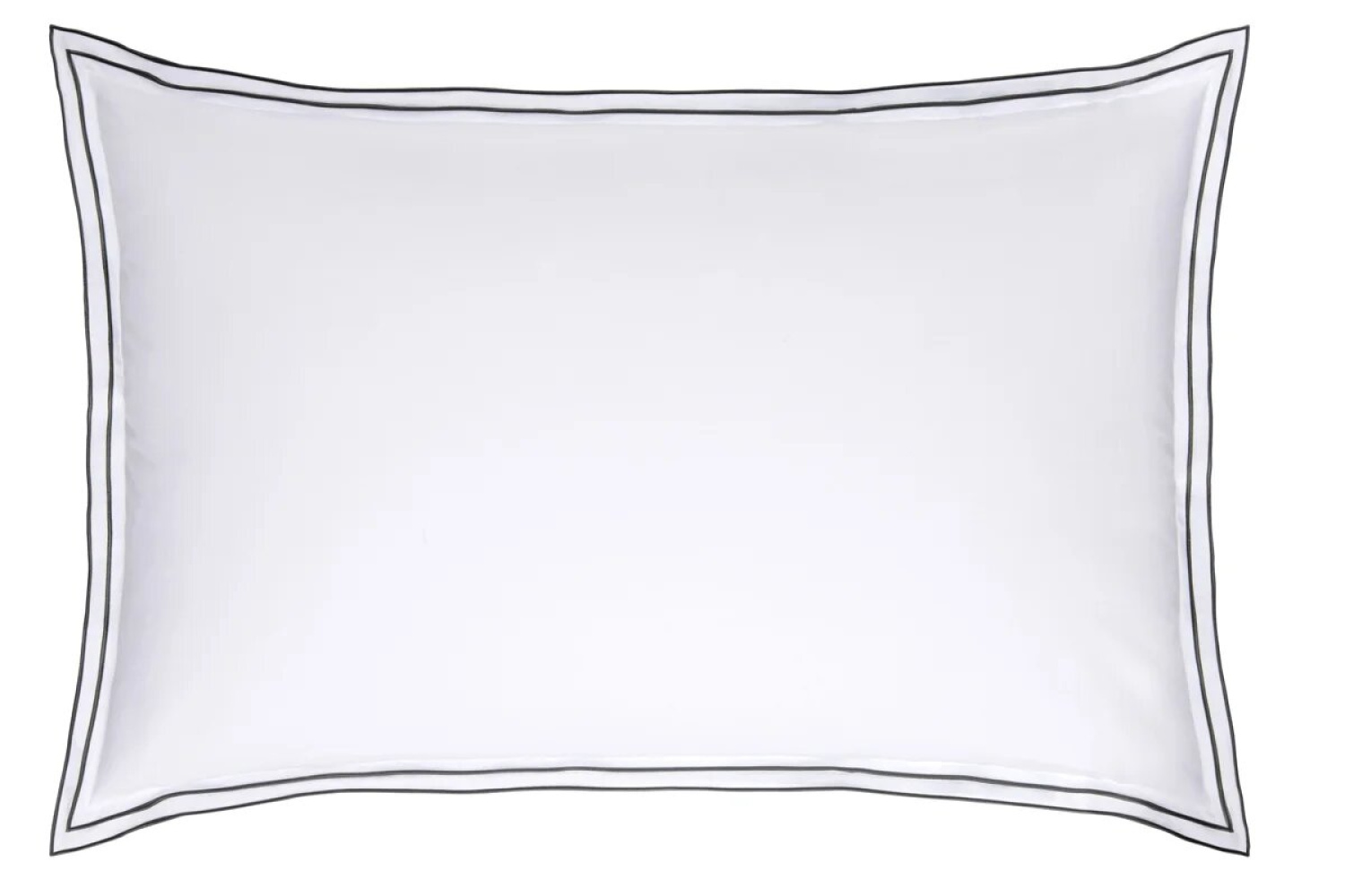 Наволочка PURE WHITE Percale Blanc – Finition Noire 65x65 см