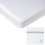 Простыня на резинке PURE WHITE Percale Blanc – Finition Menthe