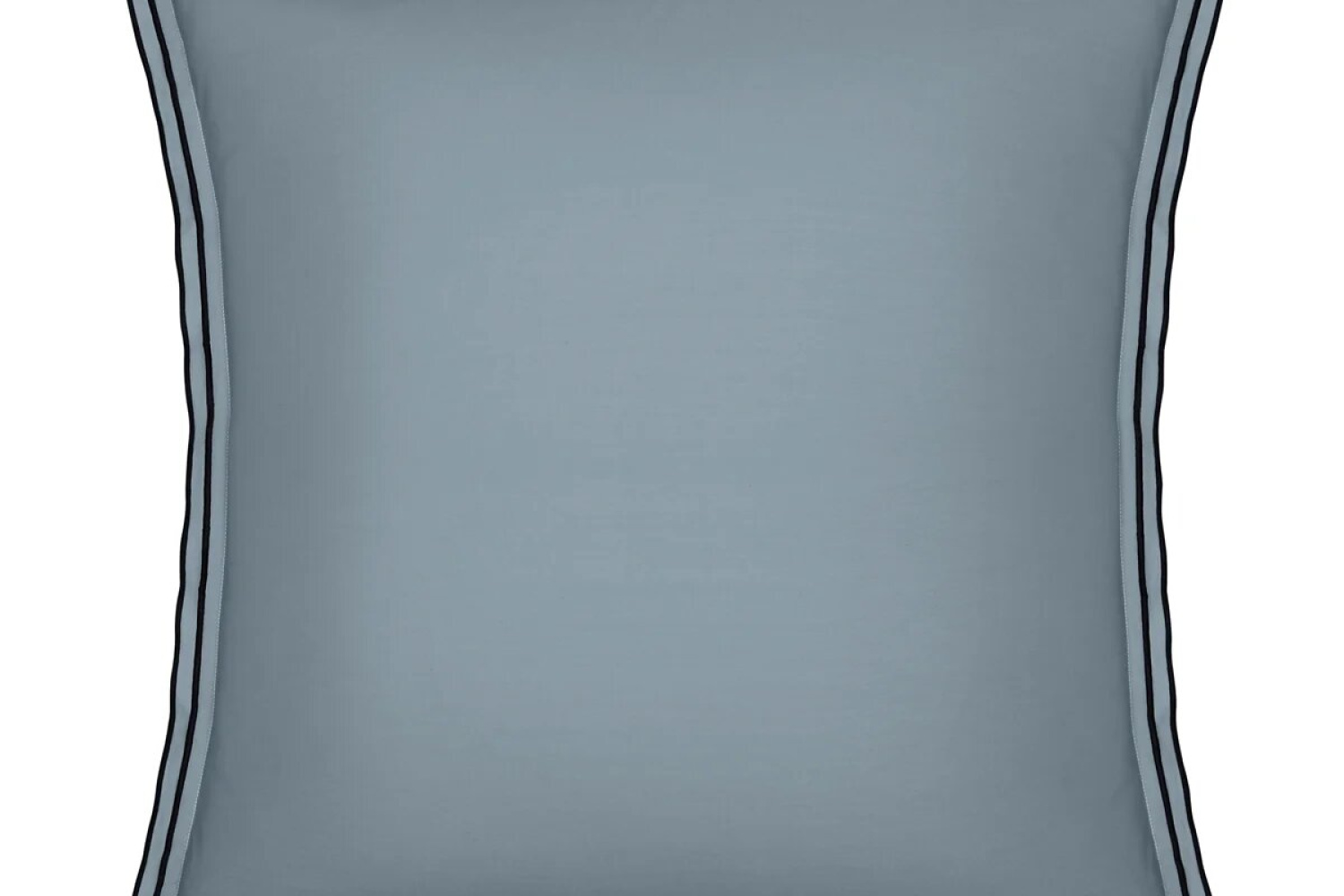 Наволочка PURE WHITE Percale Blue – Finition Black 65x65 см