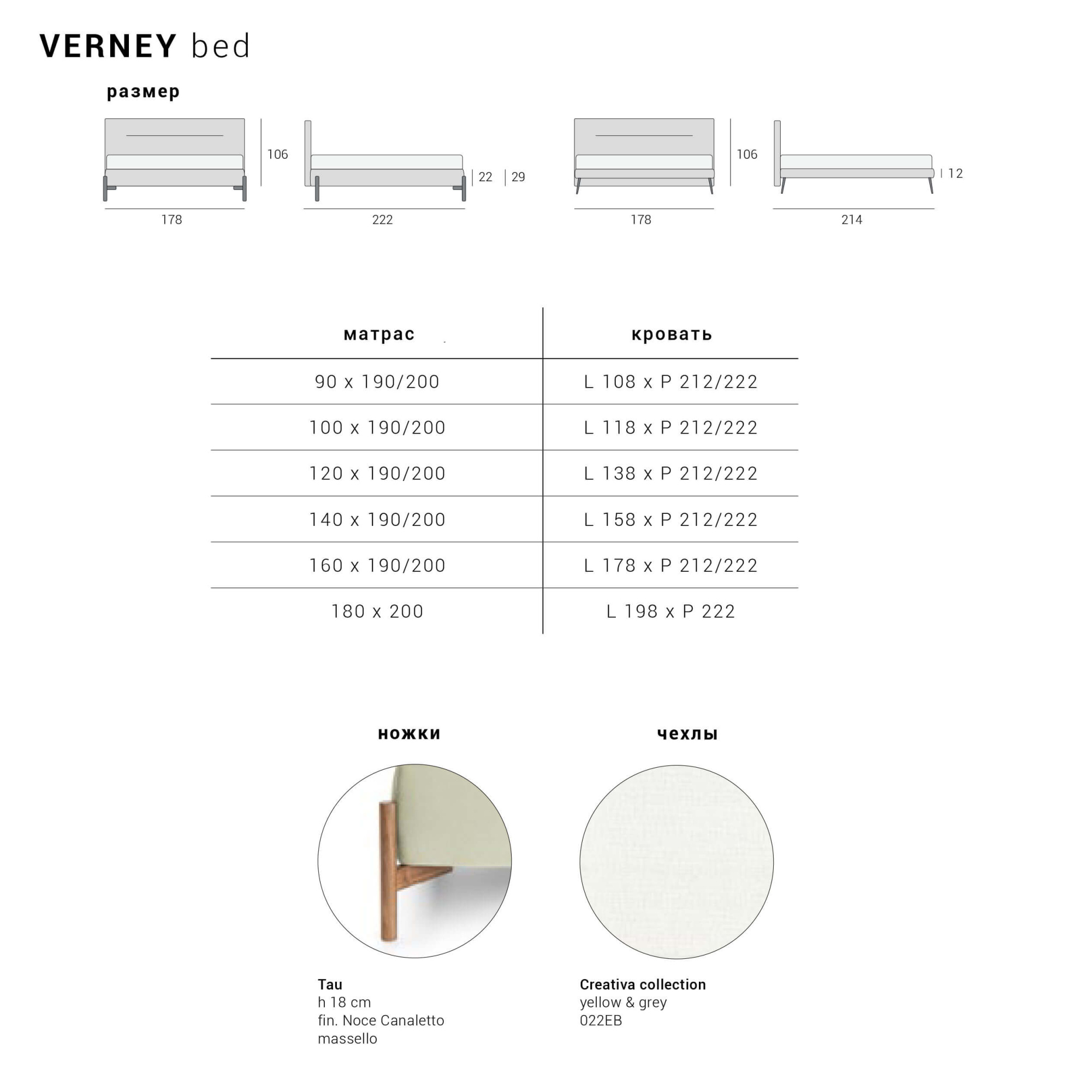 Кровать Verney