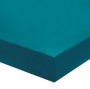 Простыня на резинке SATIN UNI Bleu Paon
