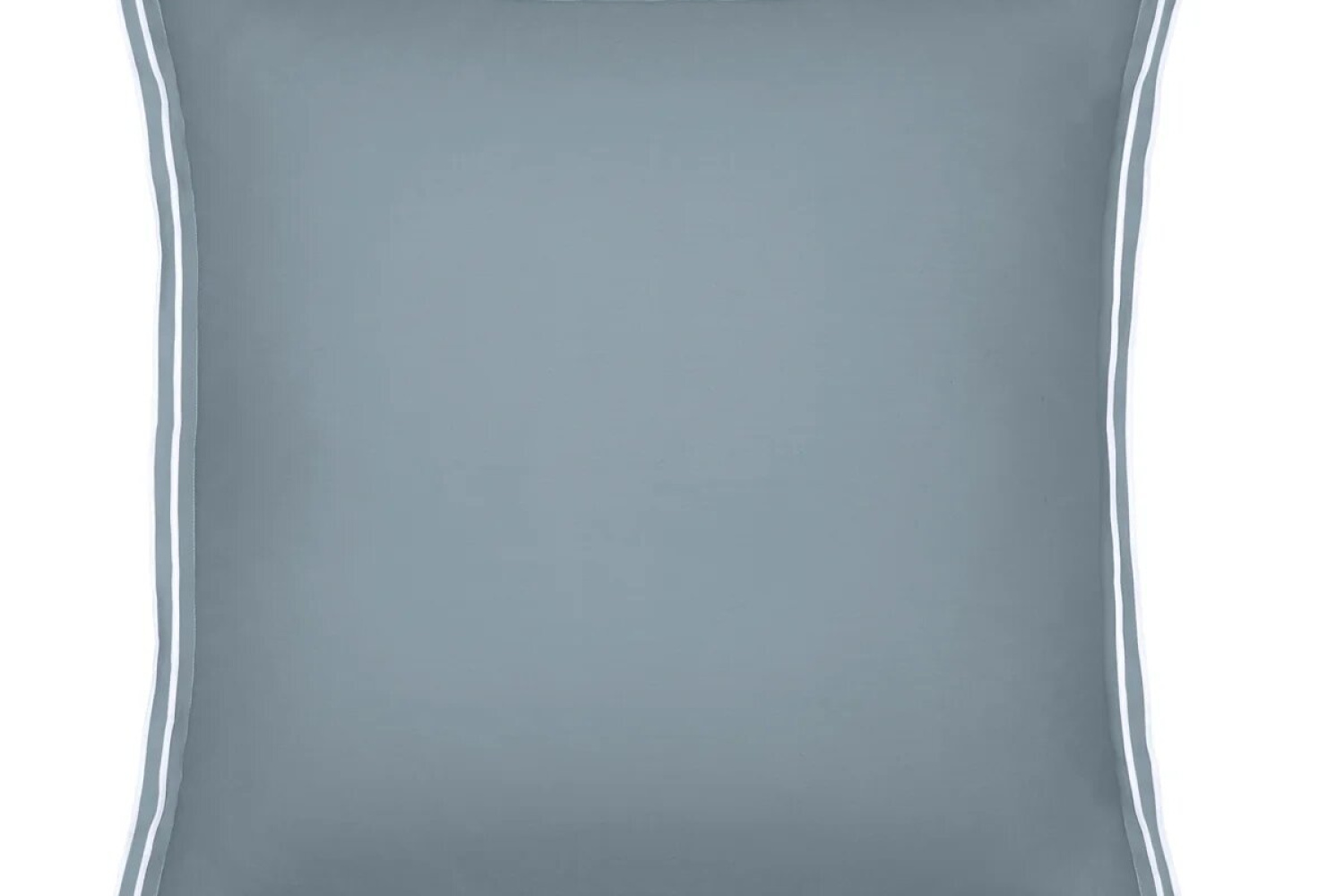 Наволочка PURE WHITE Percale Blue – Finition White 65x65 см
