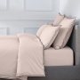 Пододеяльник PURE WHITE Percale Pink – Finition Black