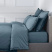 Наволочка PURE WHITE Percale Blue – Finition Black