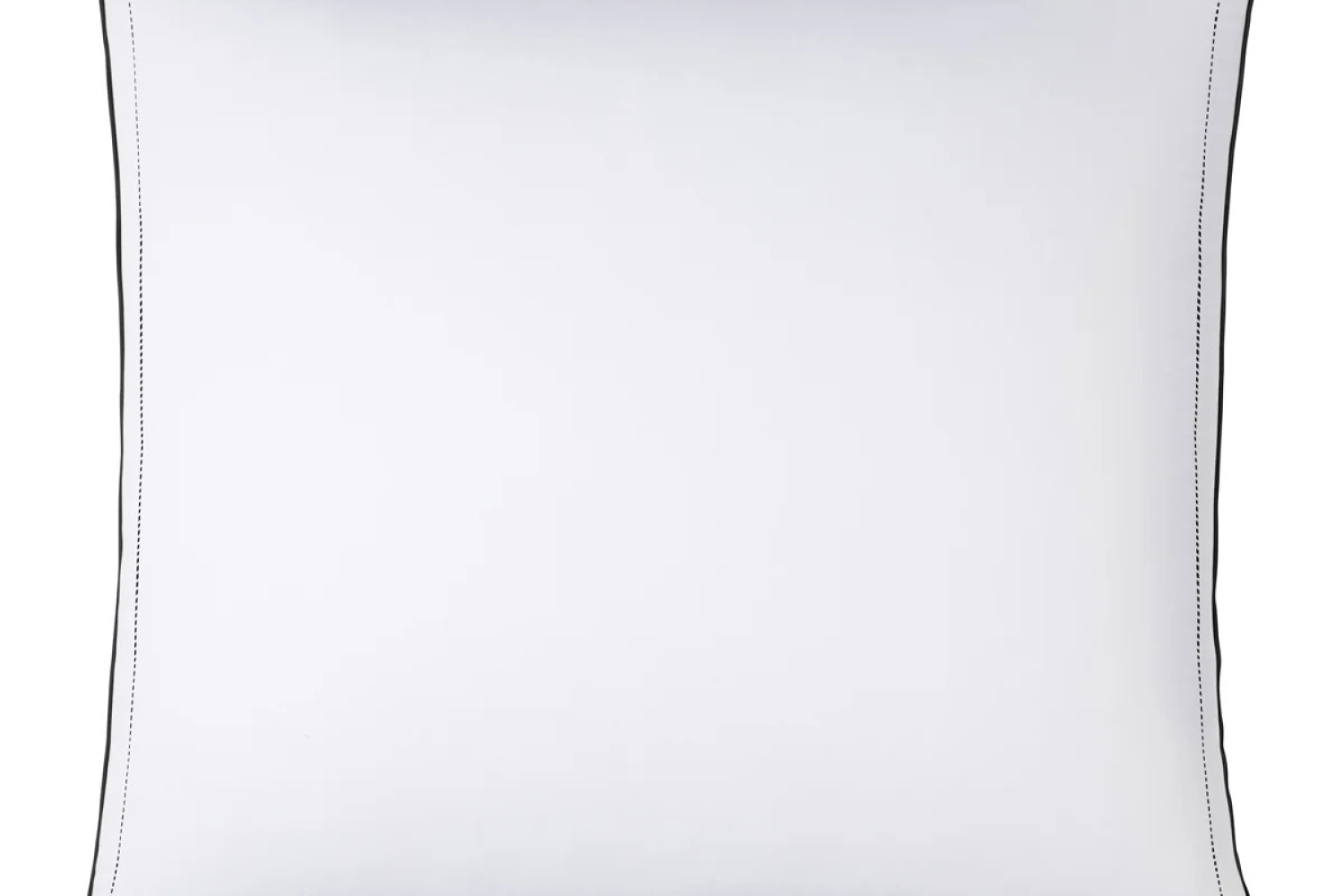 Наволочка PURE WHITE Satin Blanc – Finition Noire 65x65 см